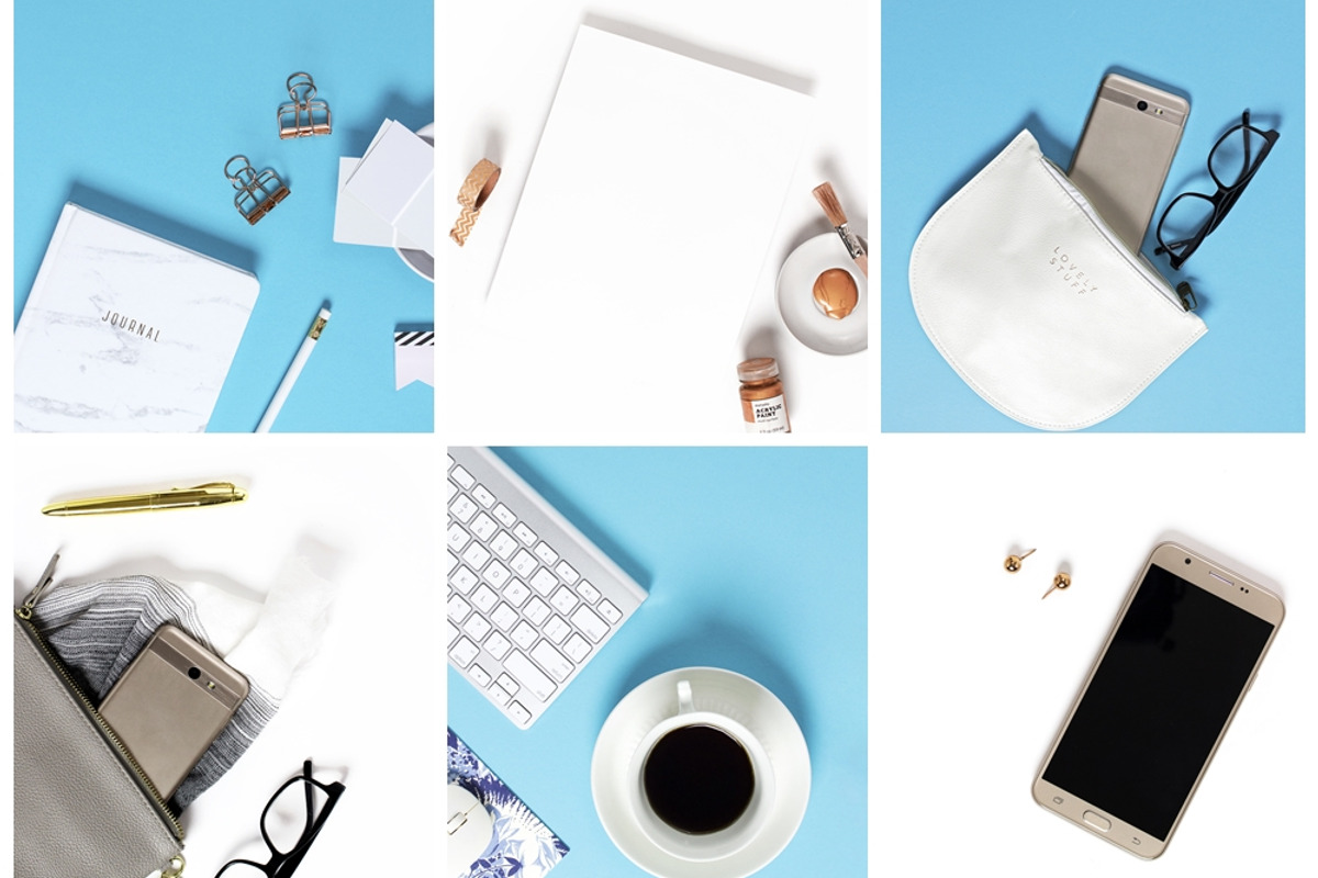 Blue Flatlay Bundle, a Business Photo by Ivory Mix (Photo 4 of 8)
