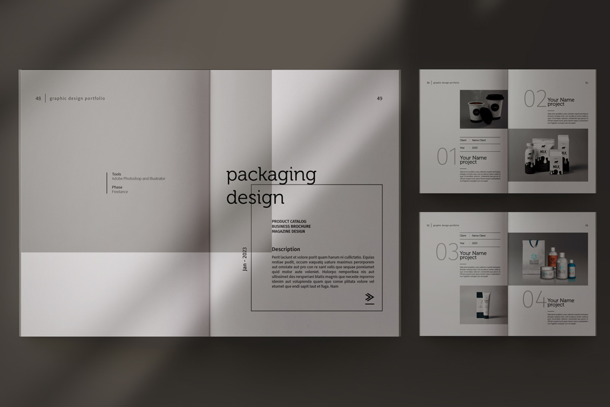 Graphic Design Portfolio, a Brochure Template by adekfotografia (Photo 11 of 15)