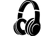 Headphone & Headset Vector Icons, a Technology Illustration by abu67222 (Thumbnail 8 of 9)