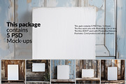 White Wooden Sign Mockups, a Household Mockup by mock-ups (Thumbnail 2 of 11)