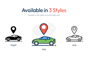 Maps and Navigation Icons, a Duotone Icon by Brickclay (Thumbnail 3 of 7)