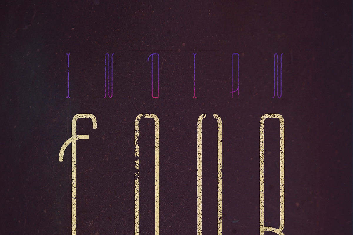 Belau Tall Deco Font Family preview 4