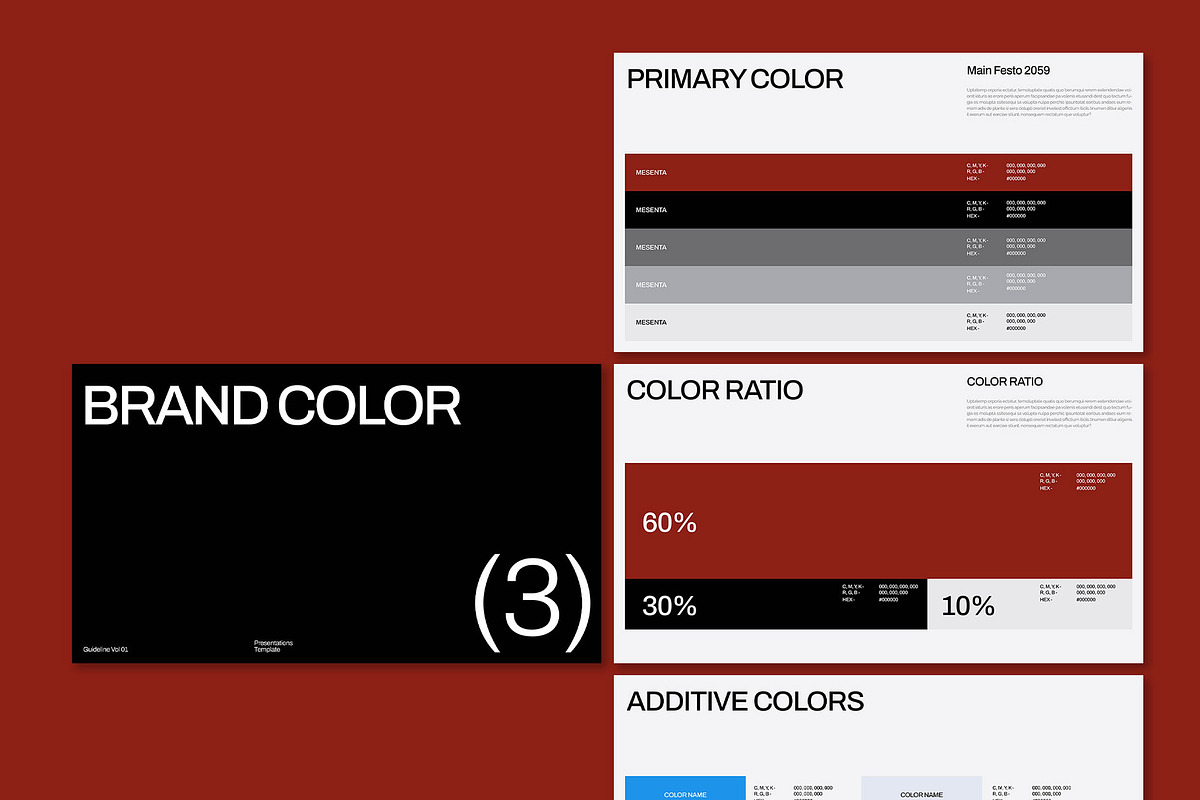 Modern Brand Guidelines Template, a Branding & Logo Template by Devators (Photo 5 of 7)