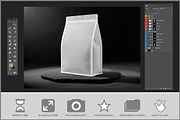 Pouch Mockup Dark Background PSD, an Advertising Mockup by Bruno's Shop (Thumbnail 3 of 4)