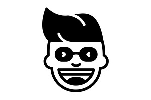 Funny antic solid icon, a Solid Icon by Creative priyanka