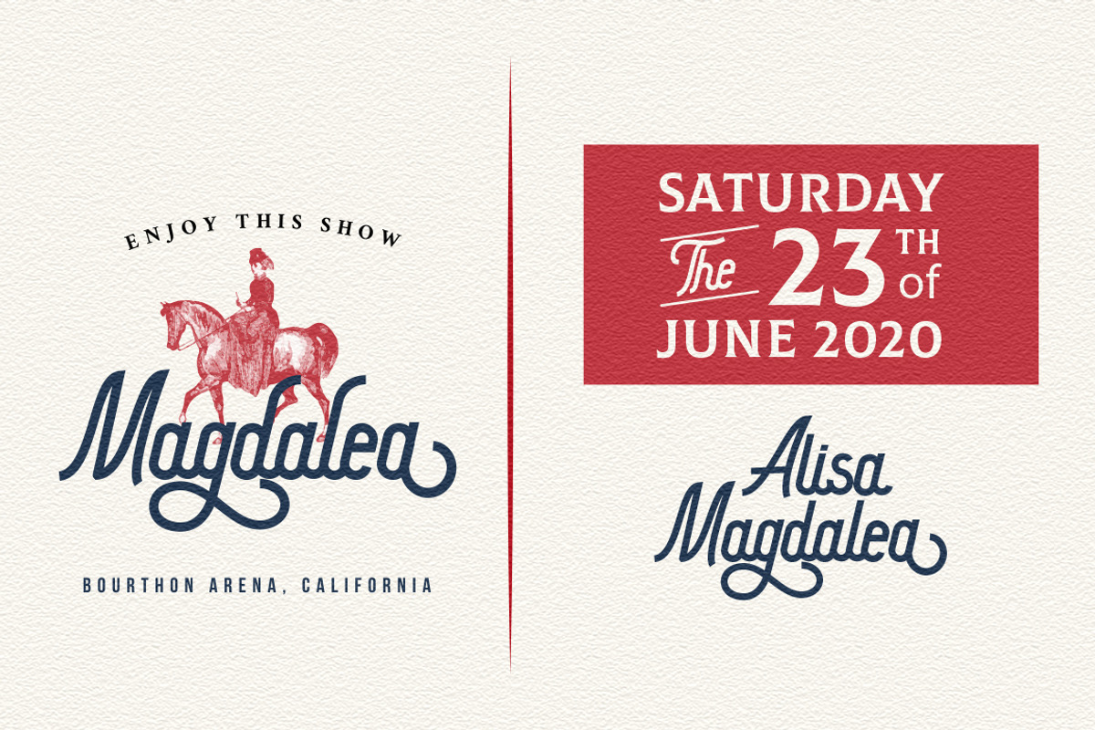 Hargael - Vintage Font Duo preview 4