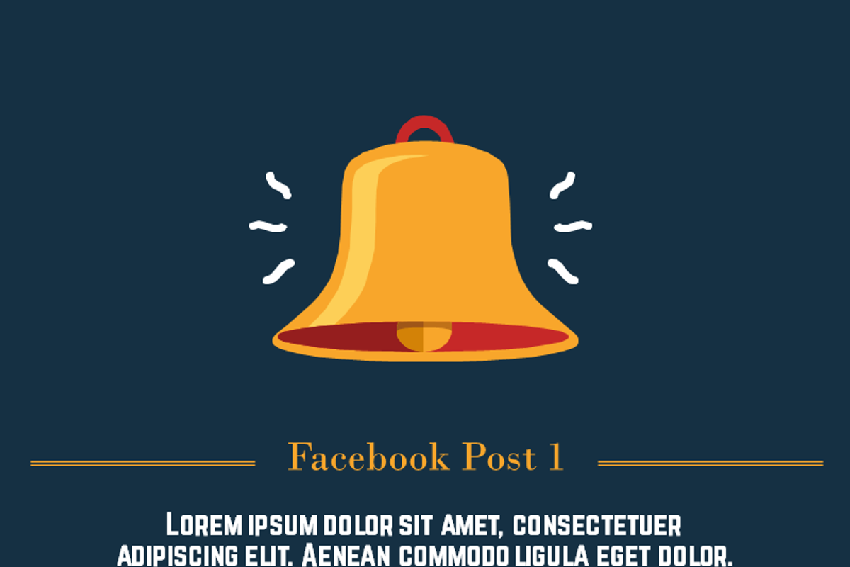 Facebook Post 1 PowerPoint template, a Social Media Template by Yes ...