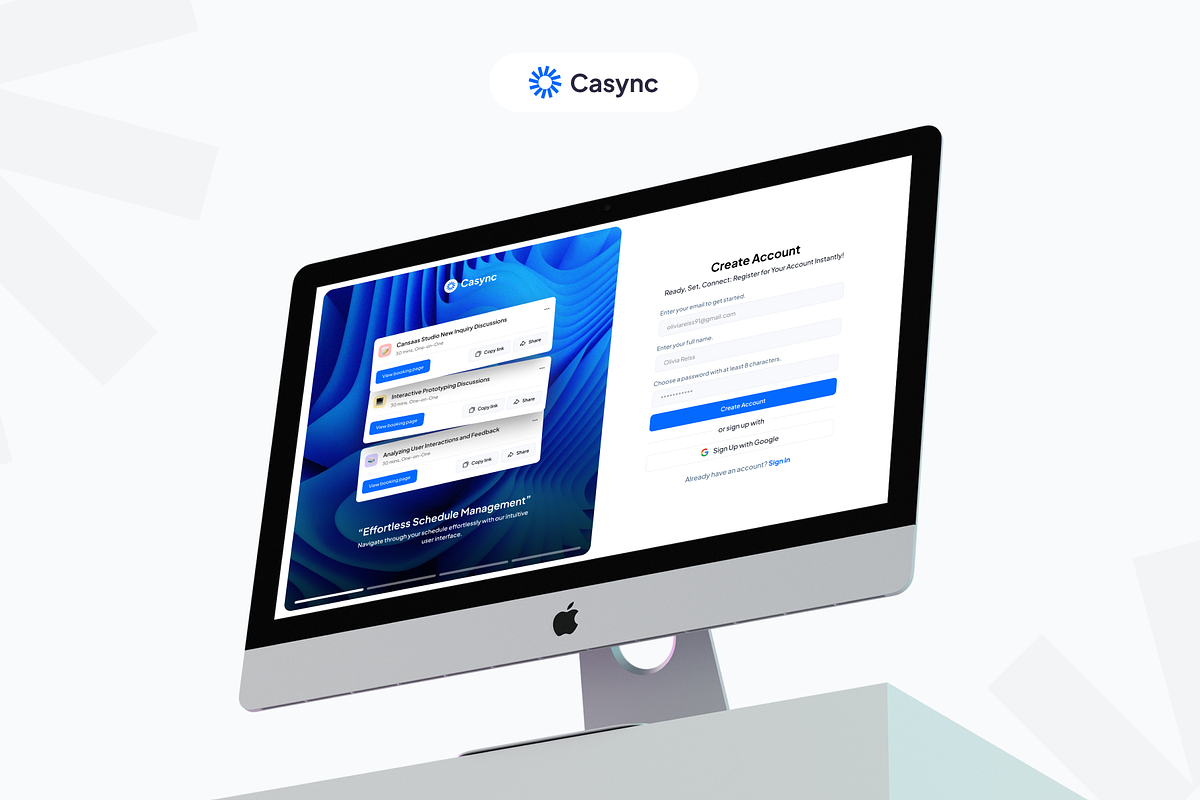 Casync - Appointment Dashboard, an UI Kit Template by cansaasstudio (Photo 5 of 6)
