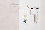 Wedding frame and floral monogram, an Illustration by Summer Nightingale Art (Thumbnail 2 of 10)