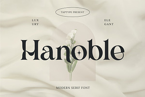 Hanoble - Modern Ligature Serif