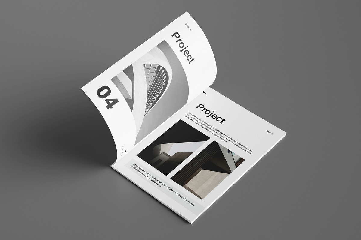 Architecture Portfolio Layout, a Brochure Template by Seeing-art (Photo 5 of 11)