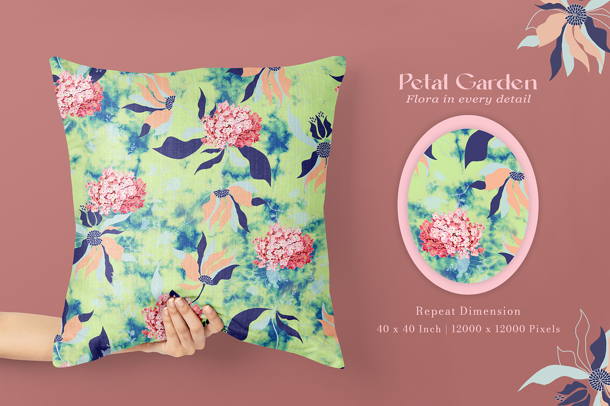 Petal Garden Prints & Patterns, a Texture Graphic by GND ART STUDIO (Photo 4 of 8)