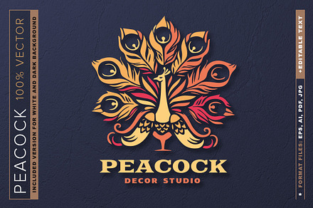 Peacock logo