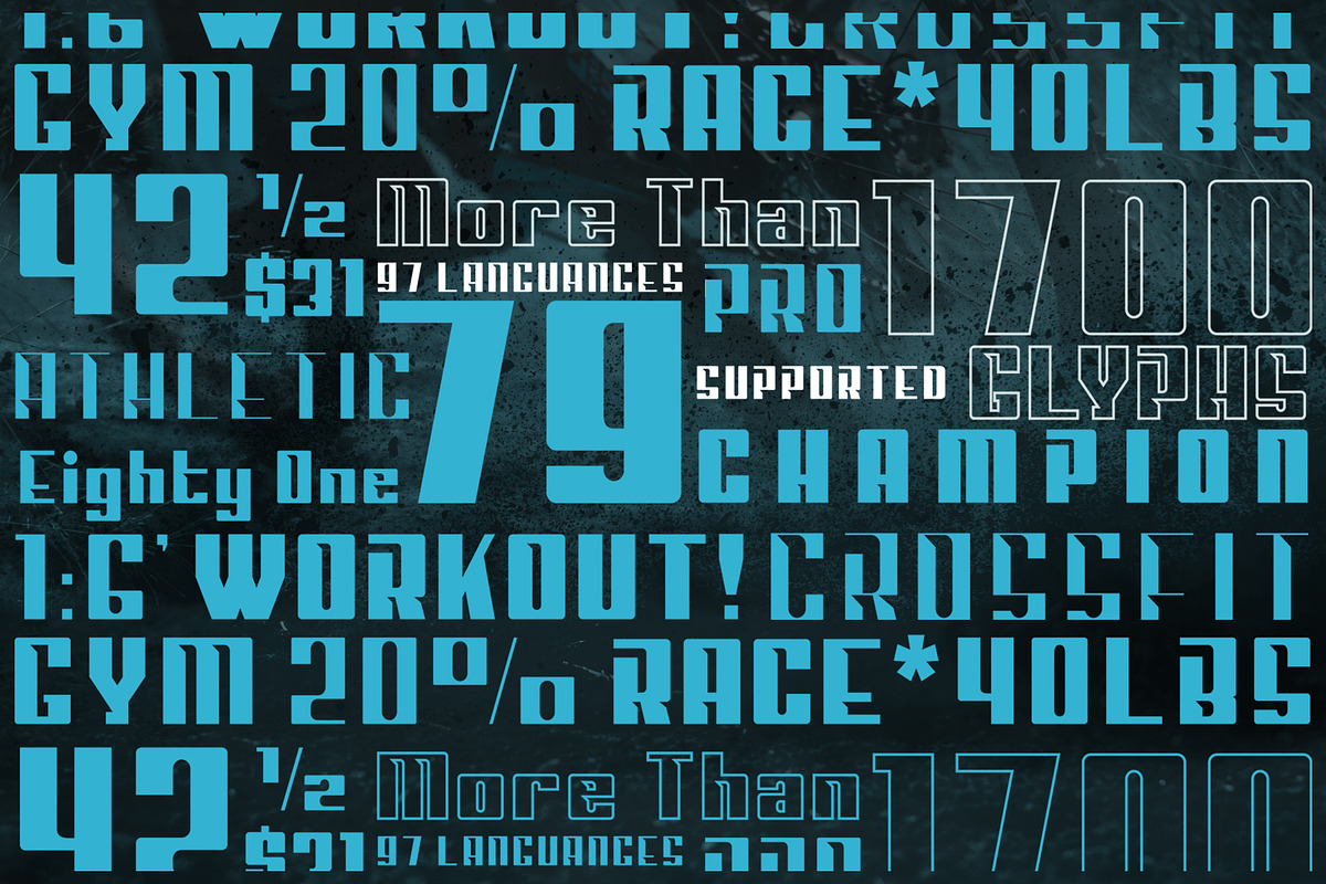 Sportage - Font Family preview 4