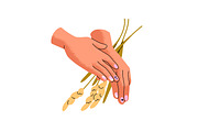 Female manicure, beauty tools set, an Illustration by PaperTrident (Thumbnail 7 of 7)