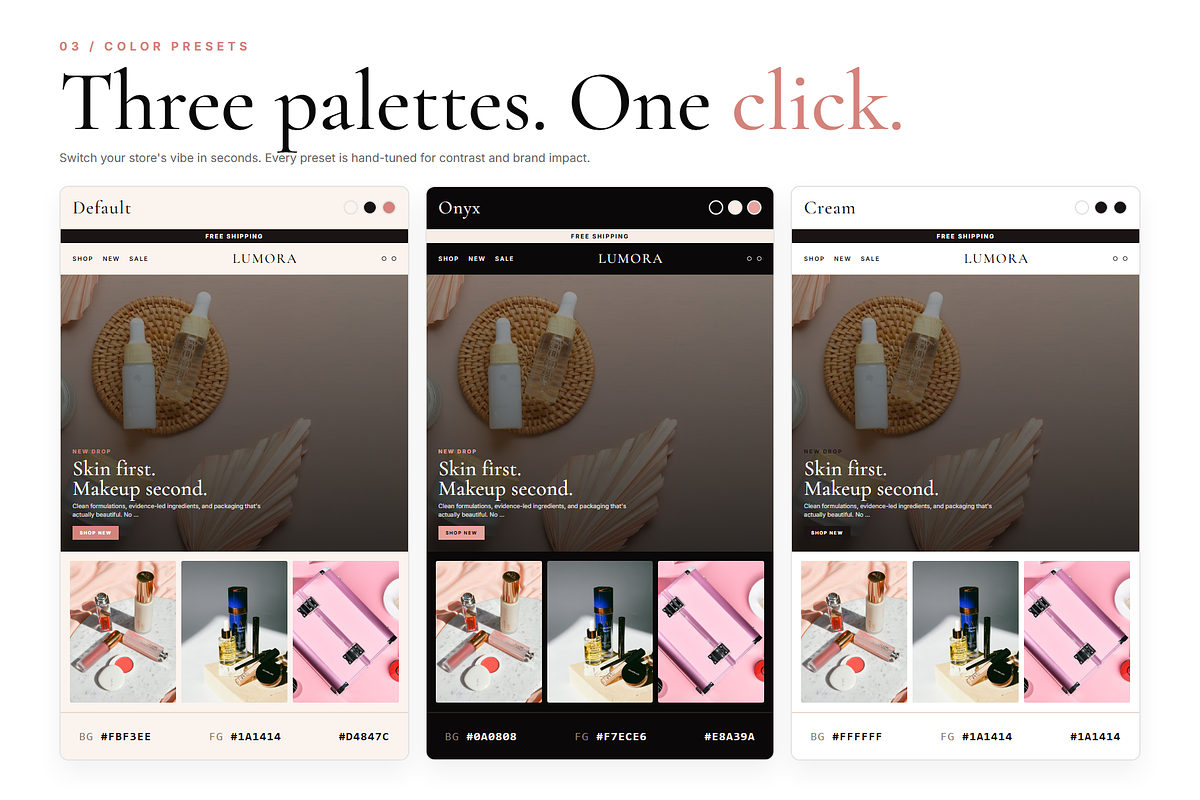 Lumora Shopify Theme, a Shopify Template by Ibnul Jaif Farabi (Photo 3 of 8)