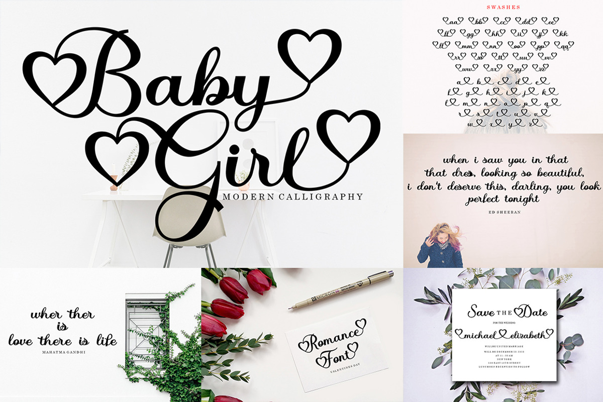 All Type Collection Font Bundle, a Script Font by Bosstype Studio (Photo 17 of 45)
