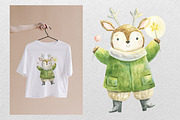 Santa, Deer & Snowman: Christmas, an Animal Illustration by the_myro (Thumbnail 4 of 5)