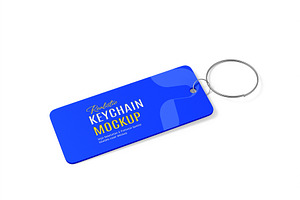 Keychain Mockup Template, a Product Mockup by graphypix