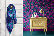 Violet Jade Garden Pattern, a Pattern Graphic by Velliniki (Thumbnail 3 of 12)