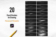 Pencils Procreate Brushes, a Brush Add-On by Andrew Skoch Design (Thumbnail 12 of 12)
