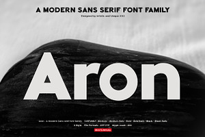 Aron - Sans Serif Font Family