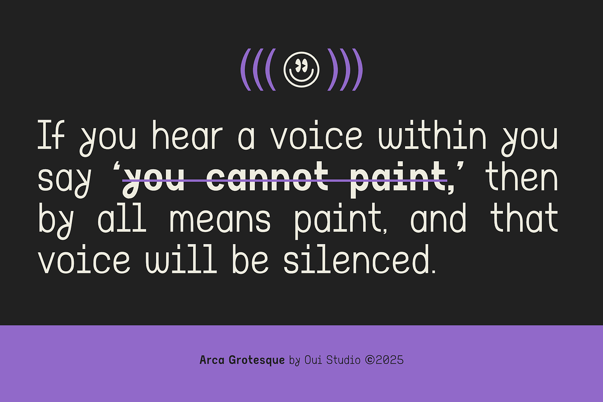Arca Grotesque Modern Sans Serif, a Sans Serif Font by Oui Studio (Photo 2 of 10)