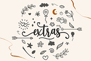 The Beautiful Night Script & Extras, a Script Font by Attract Studio (Thumbnail 9 of 10)