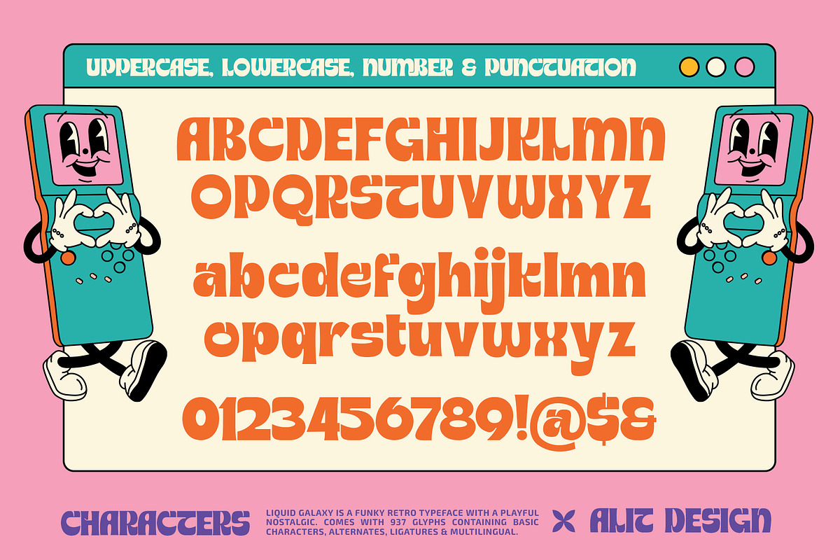 Liquid galaxy Typeface, a Sans Serif Font by alit design (Photo 8 of 17)