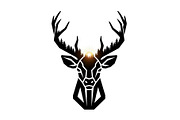 Artistic Geometric Deer Head Bundle, an Illustration by yasushie (Thumbnail 2 of 31)