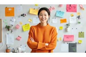 Asian female creative professional, a Person Photo by Sergey Kotenev