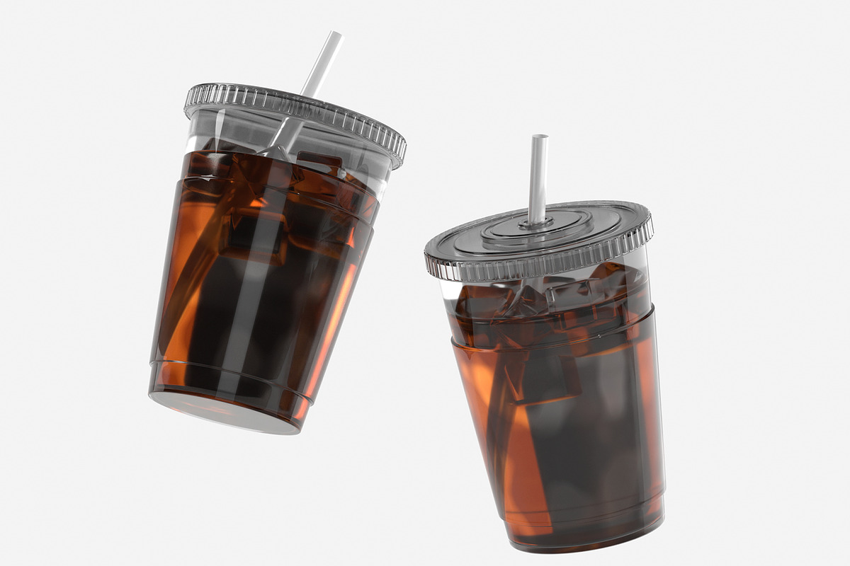 Transparent Cup Mockup, a Cups & Container Mockup by Unerispace (Photo 3 of 5)