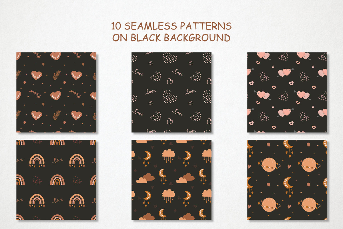 Boho Valentine's Day, a Pattern Graphic by linakilljoy (Photo 5 of 8)