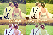 5 Vintage Wedding Photoshop Actions preview 2