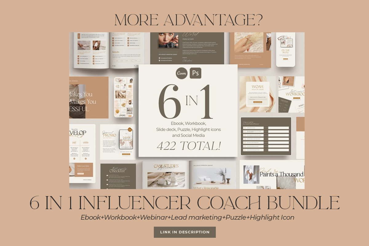 SALE WorkBook Creator Coach CANVA, a Magazine Template by Eviory (Photo 33 of 36)