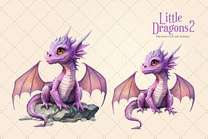 Dragon Clipart Megabundle