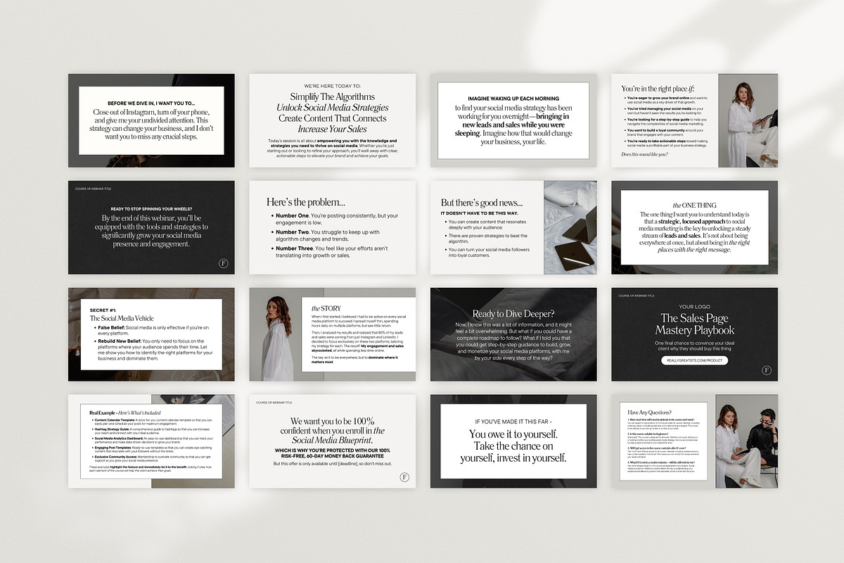 Slide Deck & Webinar Canva Templates, a Presentation Template by Fallon Gerst (Photo 10 of 22)