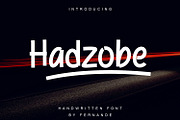 Hadzobe, a Handwritten Font by Fernande (Thumbnail 1 of 10)