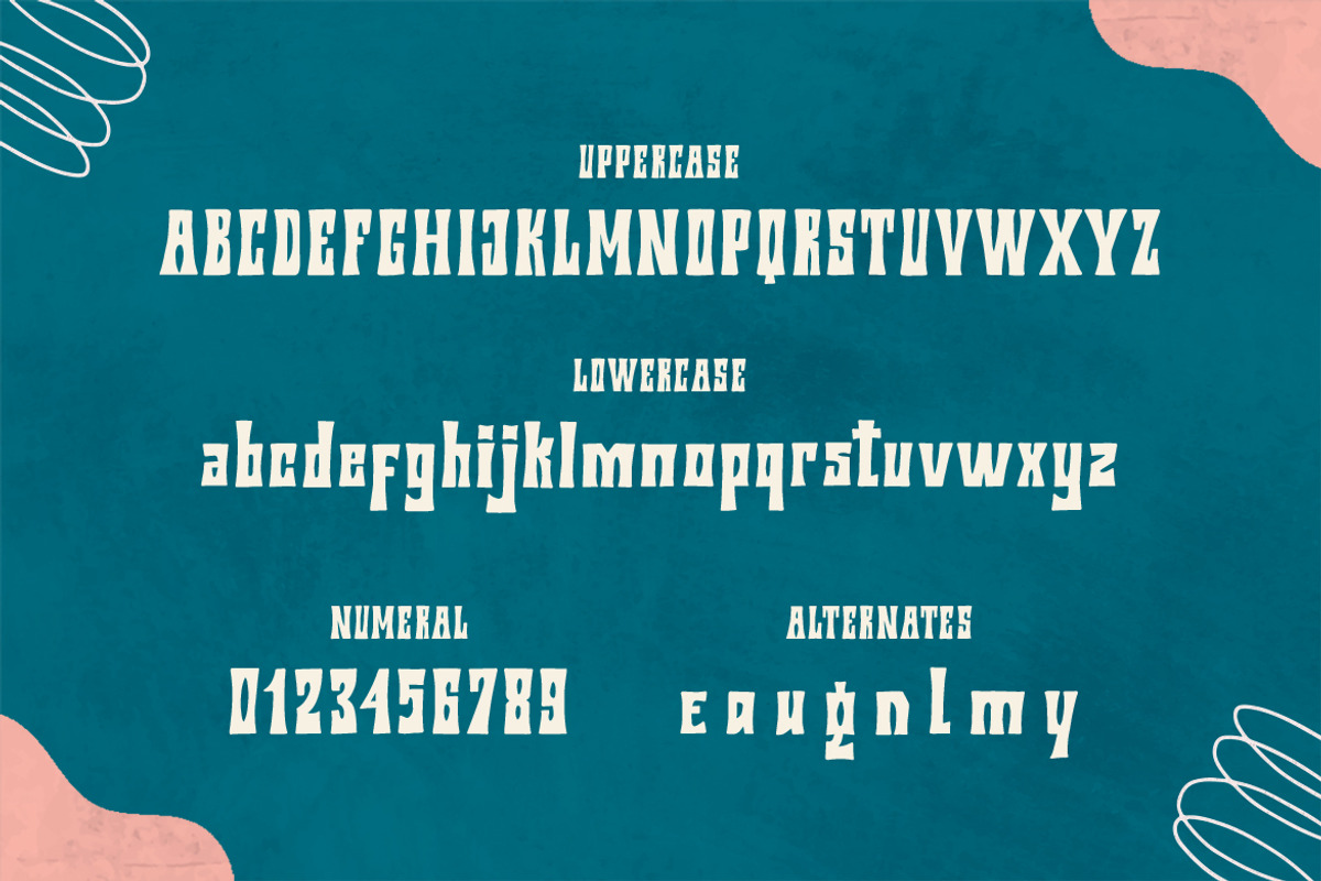 Marshed - A Square Quirky Font, a Font by Typefactoryco (Photo 2 of 8)