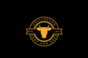 Premium Steak House Logo Design, a Branding & Logo Template by AlvinStd