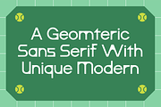 Tomat - Modern Geometric Font, a Sans Serif Font by Pekotype (Thumbnail 2 of 15)