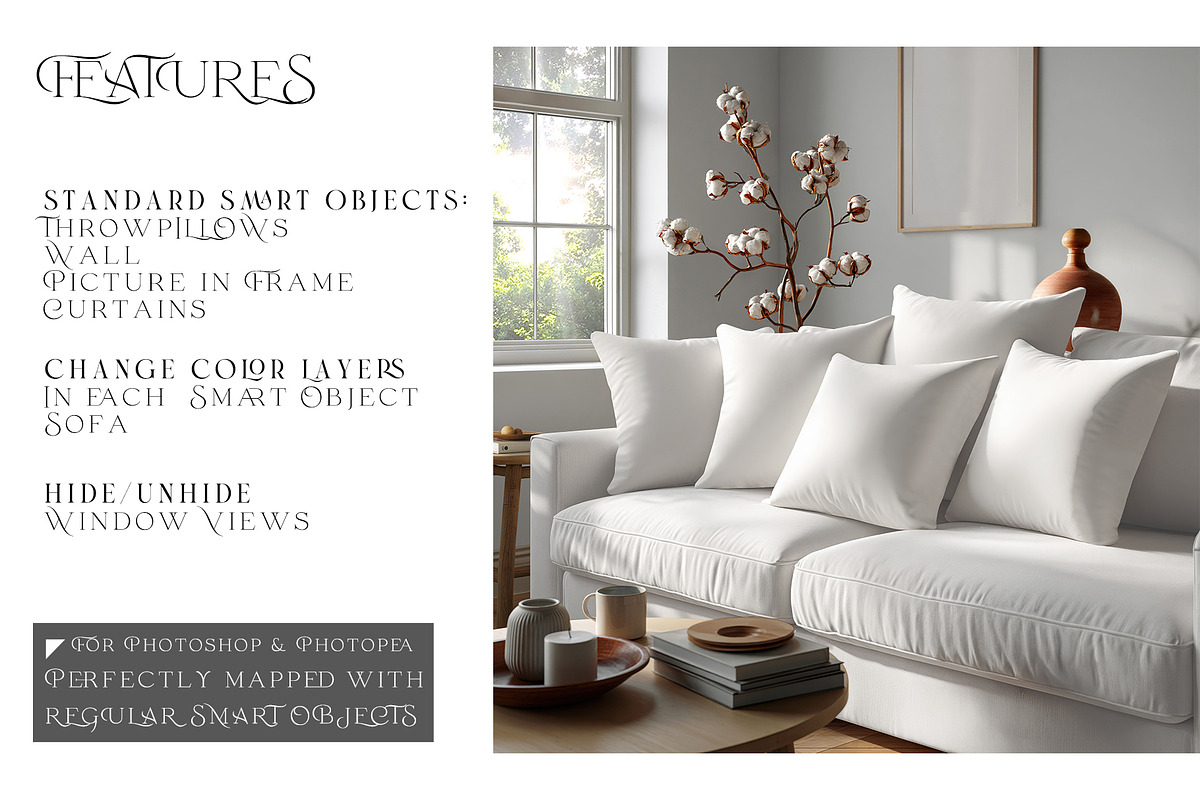 Throw Pillows Mockups, a Household Mockup by mock-ups (Photo 3 of 31)