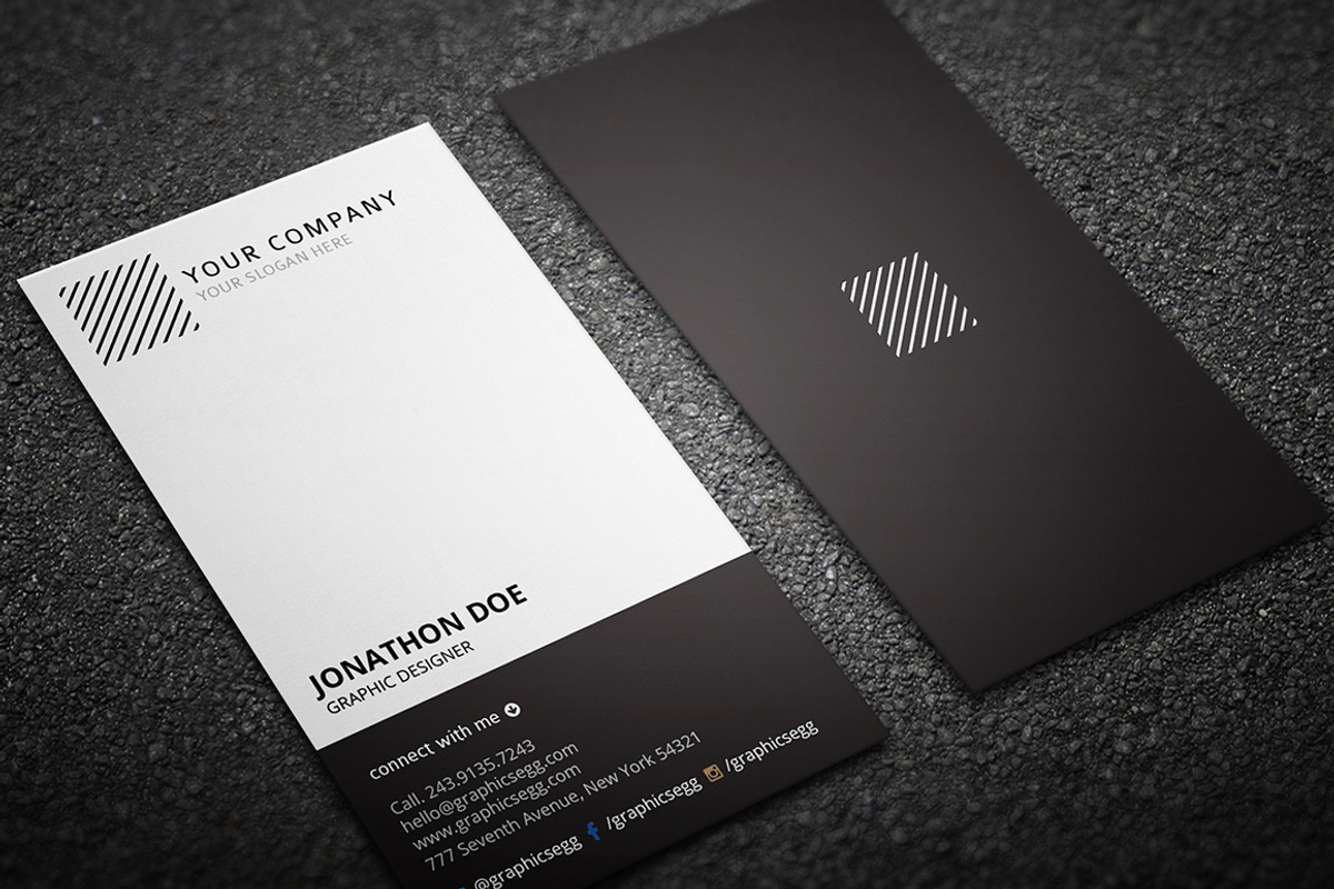 100 Modern Business Card Bundle, a Business Card Template by GraphicsEgg (Photo 76 of 102)