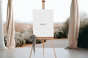 Wedding Welcome Sign Mockup