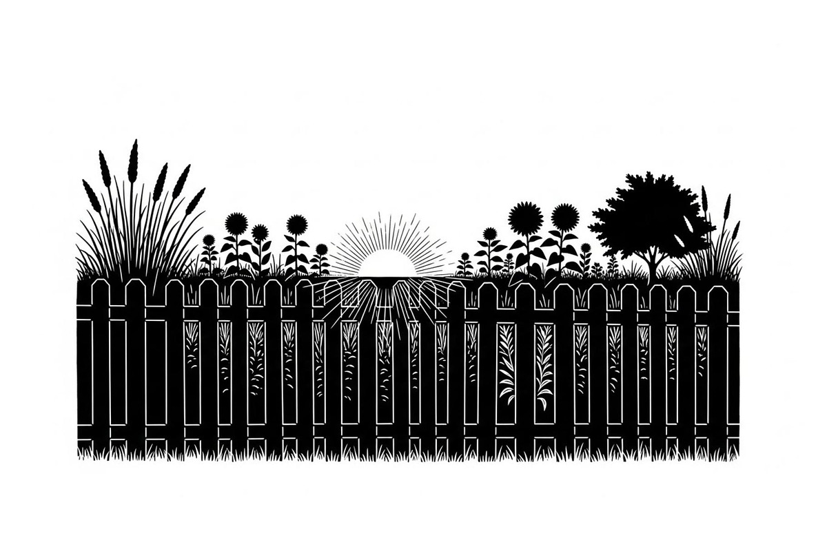 50 Garden Frame Silhouette Bundle, an Illustration by musafir_fashion (Photo 30 of 51)