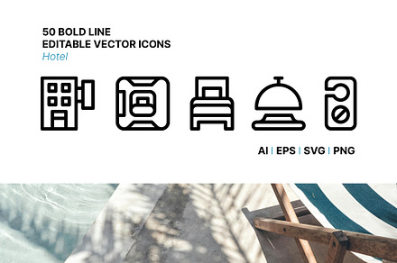 50 Hotel Icons
