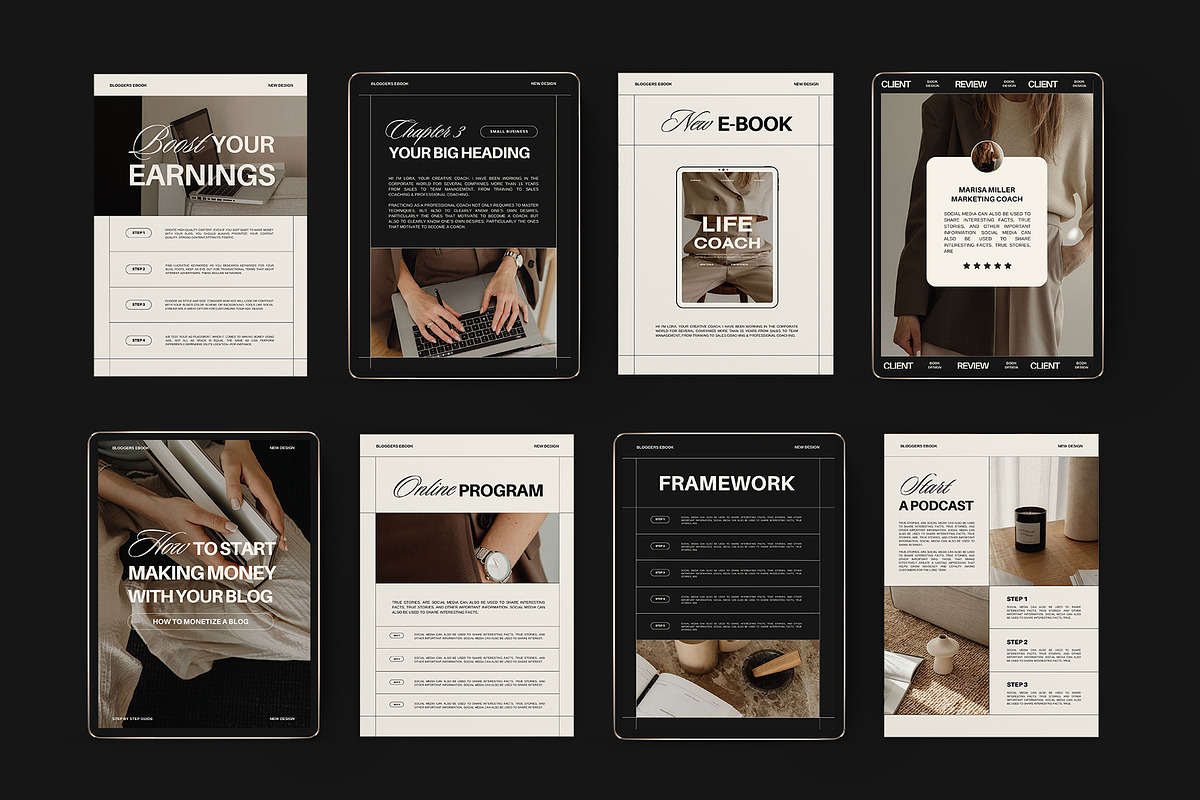 Big Coach Bundle Canva VI, a Marketing Template by Instprofi | Studio Estimo (Photo 25 of 33)