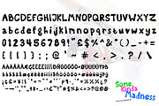 Some Kinda Madness Font, a Sans Serif Font by Chequered Ink (Thumbnail 2 of 3)