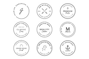 9 Stamp Logos