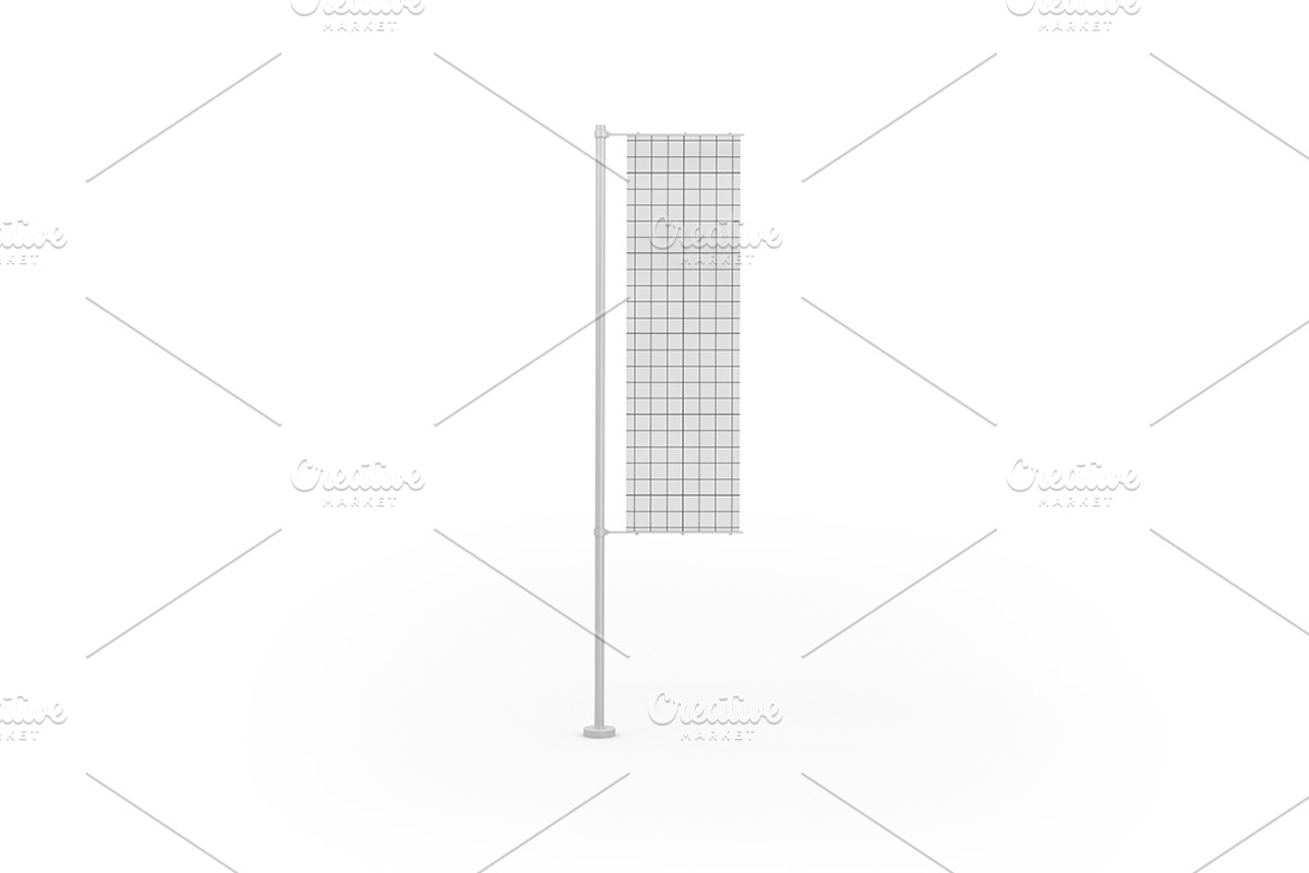 Flag Mockup, an Advertising Mockup by Qaleb Studio